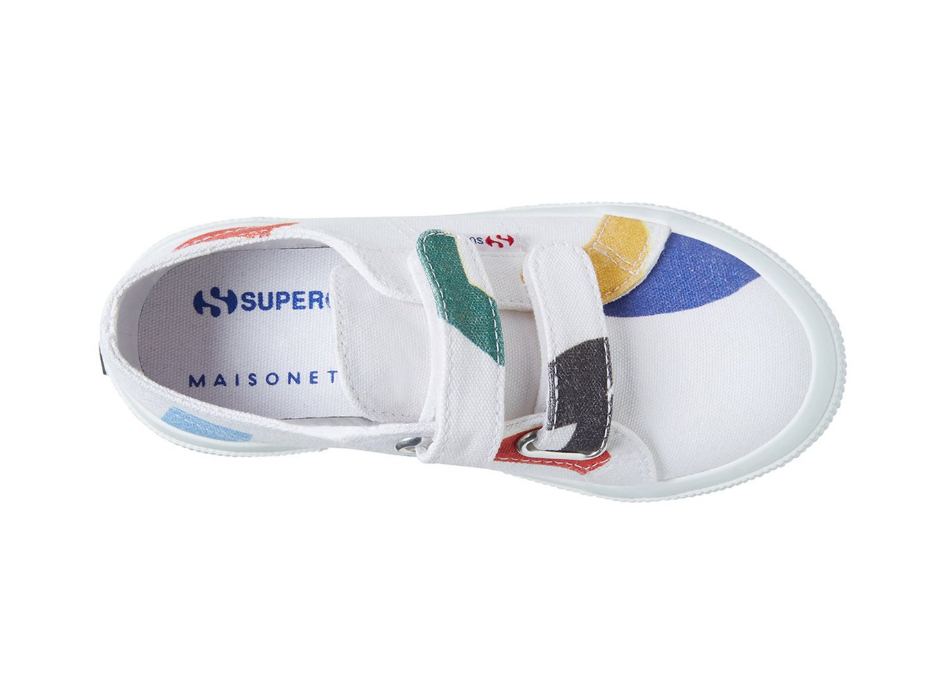 Zapatillas Superga Niños Blancas - 2750 Cotjstrap Fancolorfigures - 739542QDC